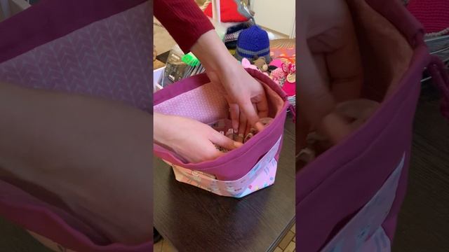 Двусторонняя проектная сумка Ламы на шнуровке  22-03-2023