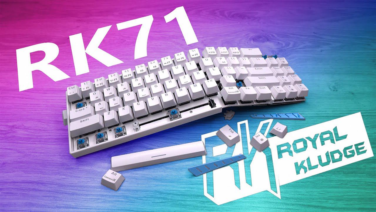 РАЗБИЛ СВОЮ КЛАВИАТУРУ ROYAL KLUDGE RK71 71 Keys Wireless 70%