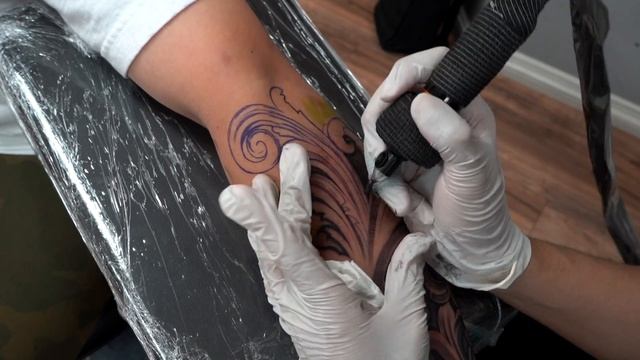 Tattoo Time Lapse - Filigree