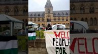 Пропалестинская демонстрация в Оксфордском университете