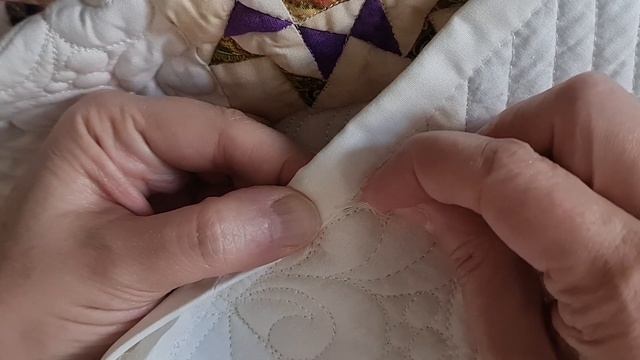 ?пришивание окантовки вручную