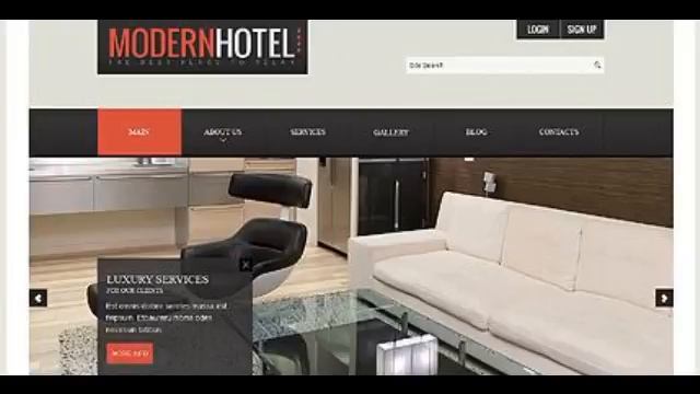 Preview White Hotels Joomla Theme by Sawyer TMT