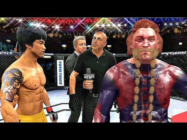 Bruce Lee vs. Russian Cossack (EA Sports UFC 4) immortal