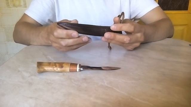 Финочка 95х18сувель березы на рукояти.
