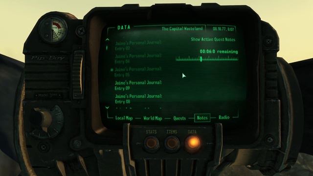 Jaime's Personal Journal: Entry 05 (Fallout 3 Holotape Recording)