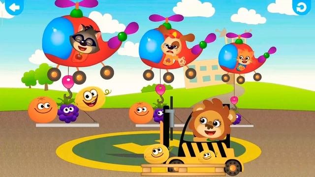 Изучаем овощи и фрукты развивающие игры для детеймультфильм 2020 Interesting games