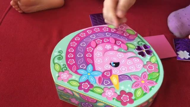 Чем занять детей в отпуске/ Волшебная шкатулка со стразами?