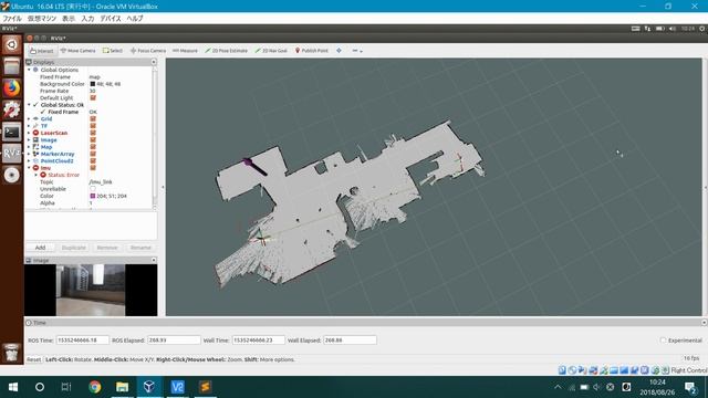 gmapping after parameter setting(ROS + YDLIDAR + raspberry pi)