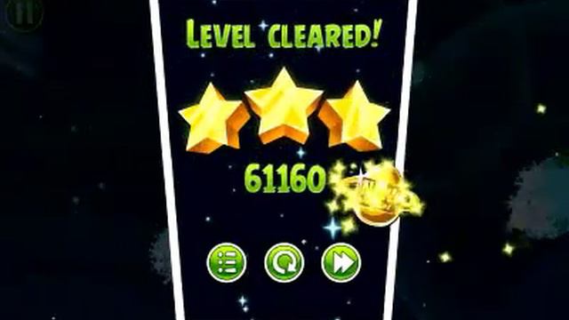 Angry Birds Space 3-6 Fry Me To The Moon 3-6 3 stars