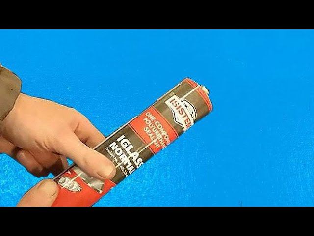 Brilliant idea from a home craftsman, from a can of glue sealant