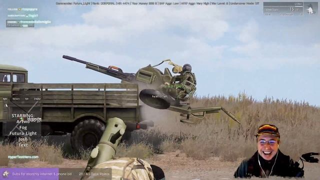 Oh shit, I git the truck! Arma