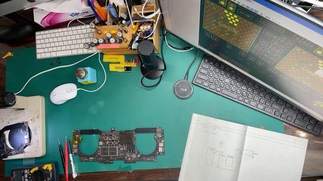 【教材】MacBook Pro 2019 A2141 ロジックボード基板修理【3RD/DAY】