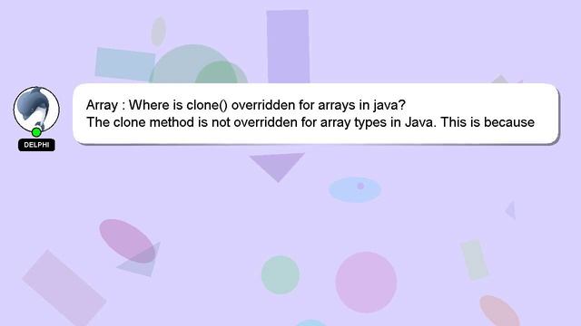 Array : Where is clone() overridden for arrays in java?