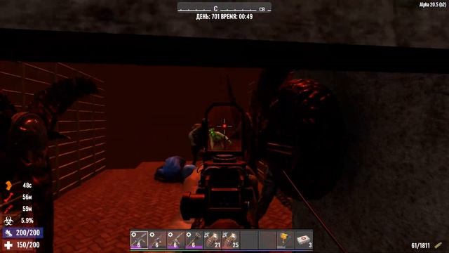 7 Days To Die - Лучшая база. Ночь открытых дверей. Alpha 20.5
