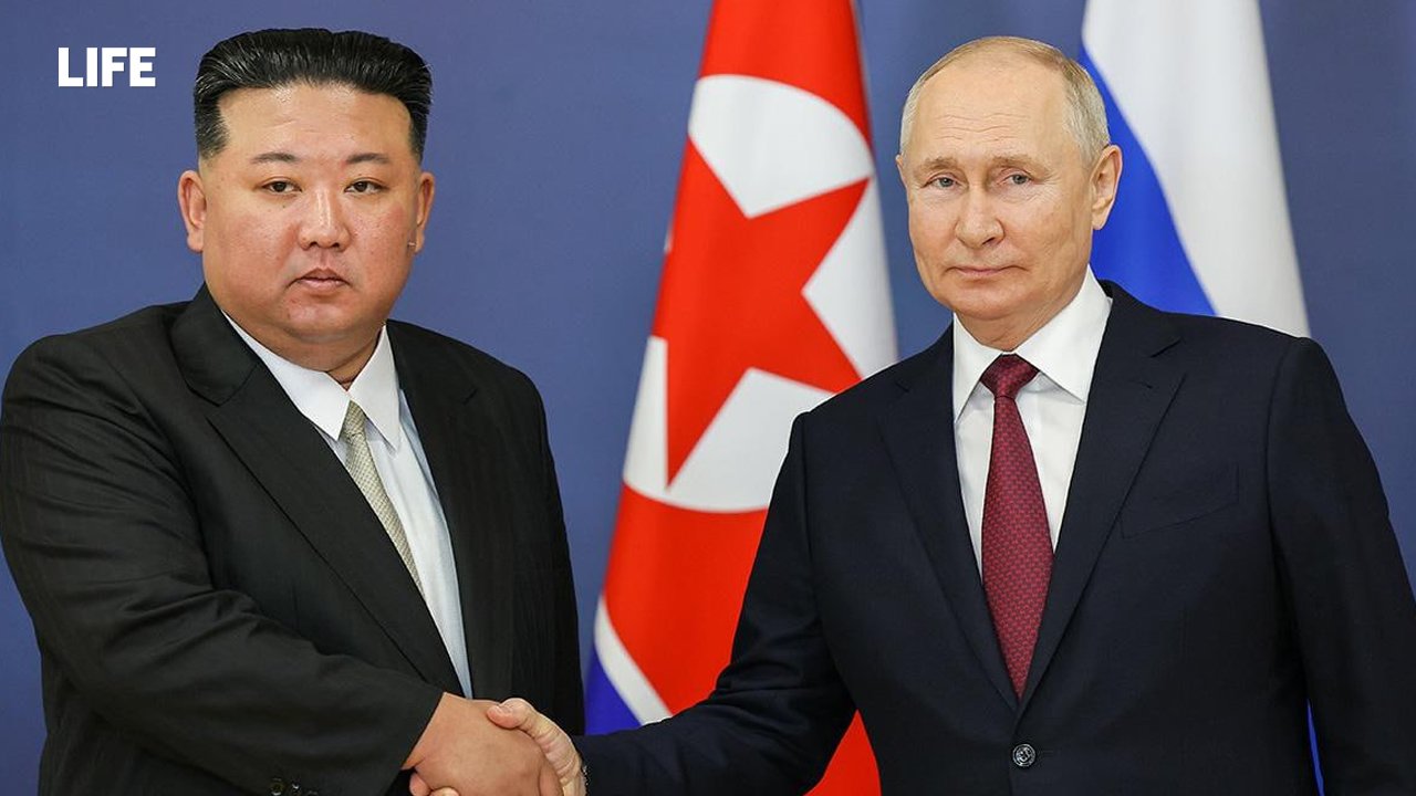Путин проводит переговоры с Ким Чен Ыном