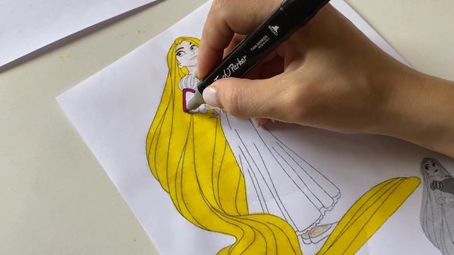Рапунцель. Princess of Disney #coloring #princess
