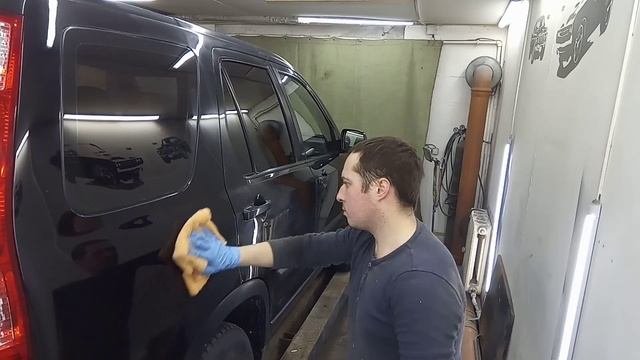 Honda CR-V финалочка полировка нанесение воска.