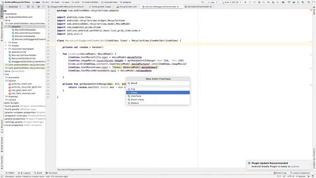 RecyclerView with StaggeredGridLayoutManager
