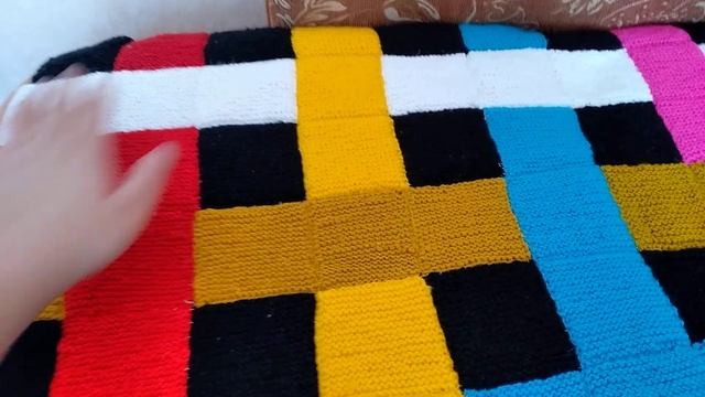 Вязаный плед ПЛЕТЕНКА своими руками, описание, мастер класс / Knitted blanket do-it-yourself