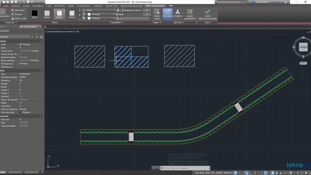 Curso AutoCAD desde cero - 09.02 Agregar o eliminar zonas de un sombreado