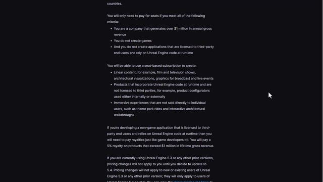 Unreal Engine 5.4, Twinmotion & R.C Gets New Pricing!