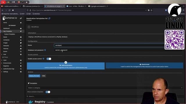 Portainer. Docker sin tocar la terminal