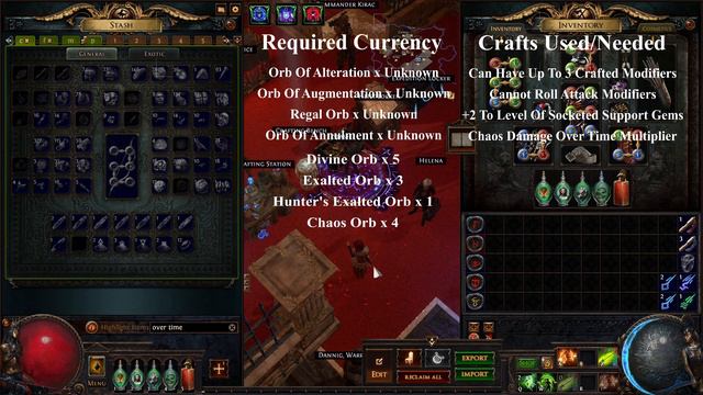 Path Of Exile 3.20 Death's Oath / CA Bow Crafting!