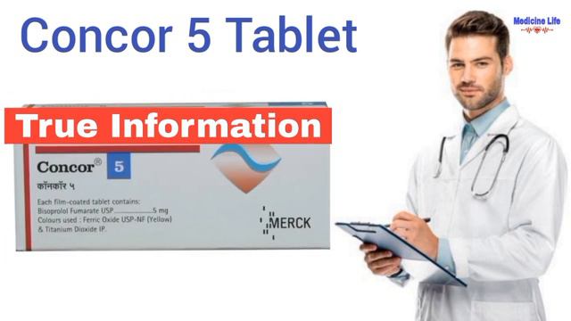Concor 5 mg tablet use, review in hindi | uses | dose | benefits | Side-effects
