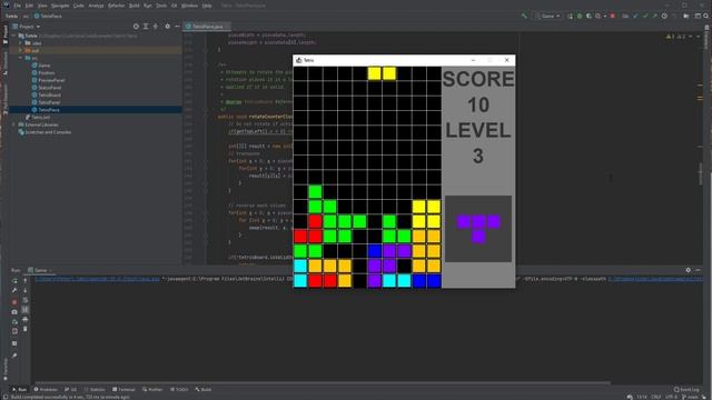 Tetris Java Demo