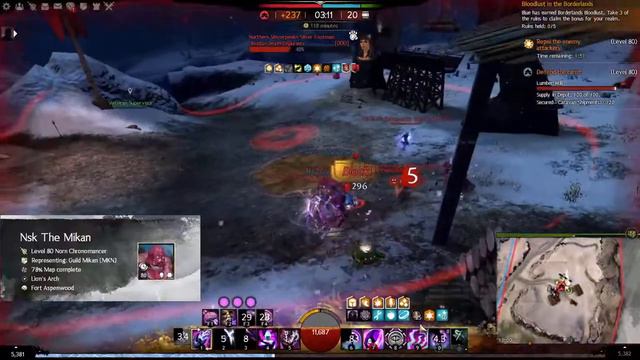 Guild Wars 2 WvW - 20191110 (Mirage) vs. Outnumbered