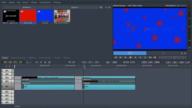 Основы композитинга в видеоредакторе Flowblade 1.12-1.16