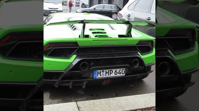 Холодный запуск Lamborghini Hurácan
