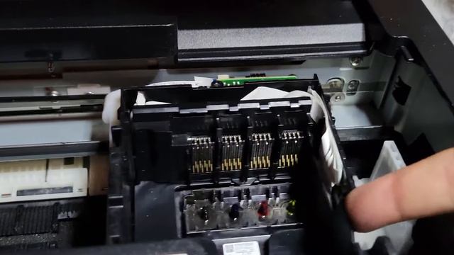 Epson Workforce 7720 Head Removal for Replacement or cleaning. One handed.