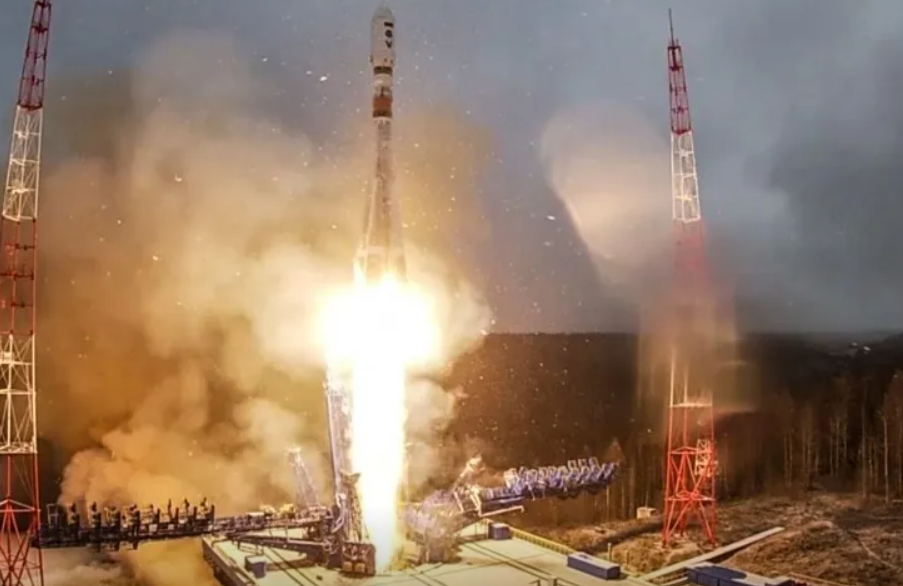 Второй раз за неделю с космодрома Плесецк стартовала ракета-носитель «Союз 2.1б»