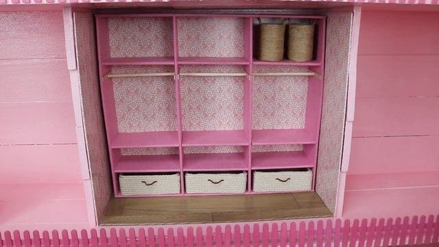 Episode 3: DIY Barbie Mega Doll House - Wardrobe Bench Mirror and more!