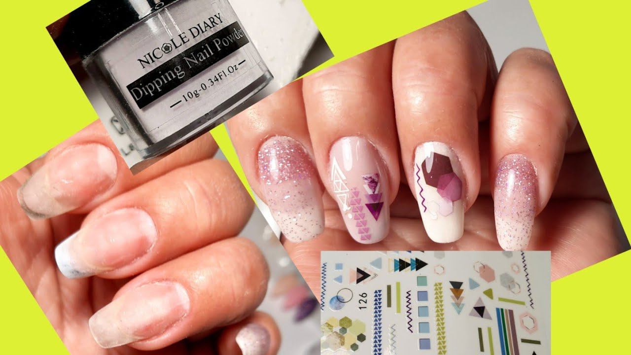 *363*ТЕСТИРУЮ НА СЕБЕ/ БАЗА+DIP.ПУДРА=ВАУ...ЖЕЛЕЗОБЕТОН/Testing acrylic dip-powder.Fast design.