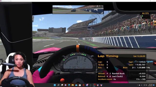 iRacing Mazda's MX5 Cup 2022 Series Season 3 Round 6 Charlotte Motor Speedway (miata race)