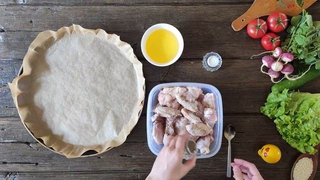 Toyuq qanadları sobada  Куриные крылышки в духовке