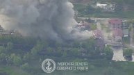 Видео удара нового российского боеприпаса УМПБ Д-30СН в Херсонской области.