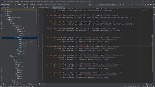 Minecraft Modding 1.18.1 with Forge | CUSTOM TOOLS