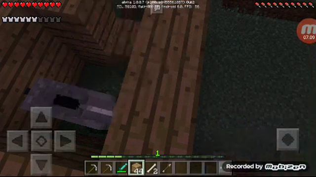 Приручили лошадку в Minecraft