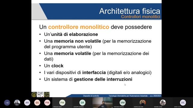 TIAI 2021 #2 - Dispositivi di controllo