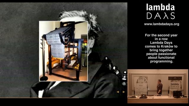 Lambda Days 2015 - Daan van Berkel -  Ada Lovelace: The first functional programmer