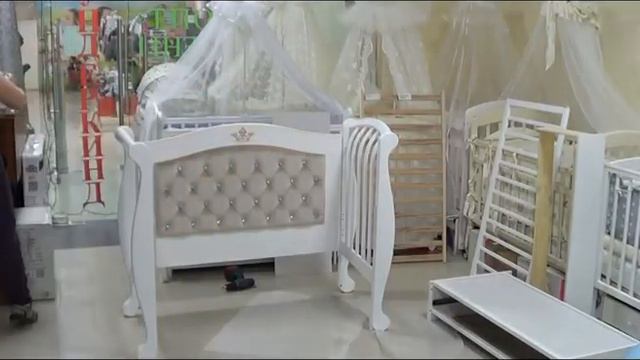 Сборка детской кроватки кроватки для новорожденного