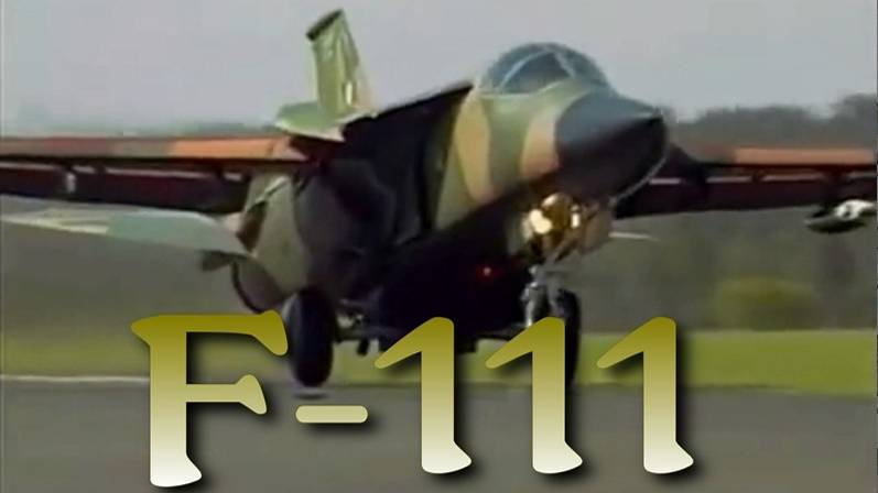 F-111 - первый серийный самолет с крылом изменяемой стреловидности