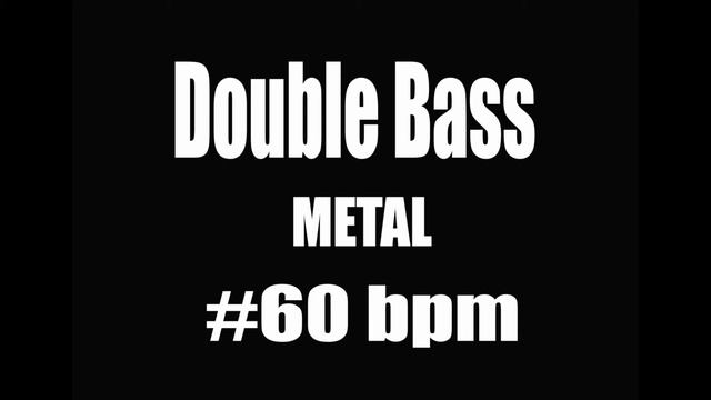Double Bass Drum Loop #60 Bpm
