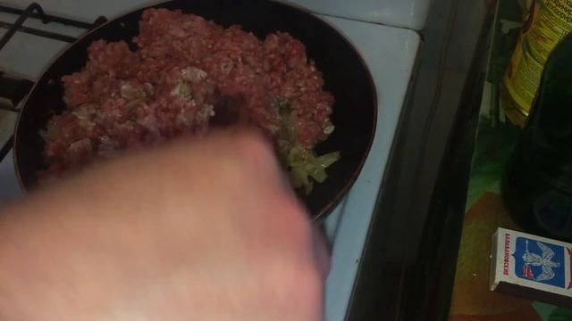 Блинчики с мясом.Готовим блины с мясным фаршем.