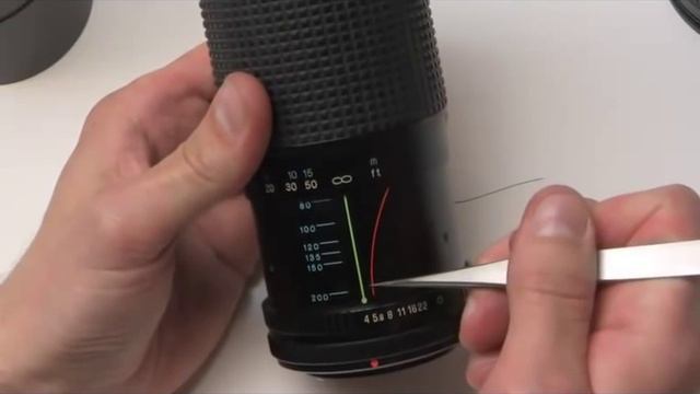 Infrared Focus Marks On Lenses