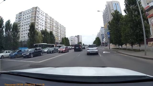 Daewoo Nexia 134OPA01 езда по автобусной линии