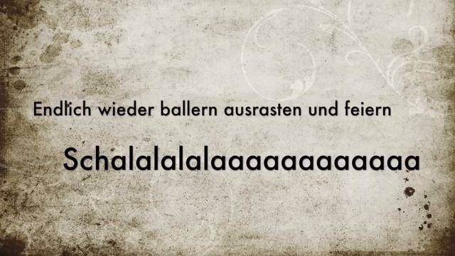 ENDLICH WIEDER BALLERN - Fritz und Monti feat. Josef F.